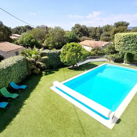 T3 Avec Piscine, Jardin Et Parking - Proche Plages Et Commerces - Fr-1-316-219
