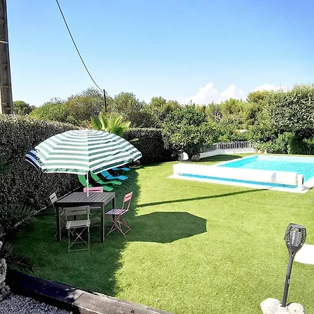 T3 Avec Piscine, Jardin Et Parking - Proche Plages Et Commerces - Fr-1-316-219